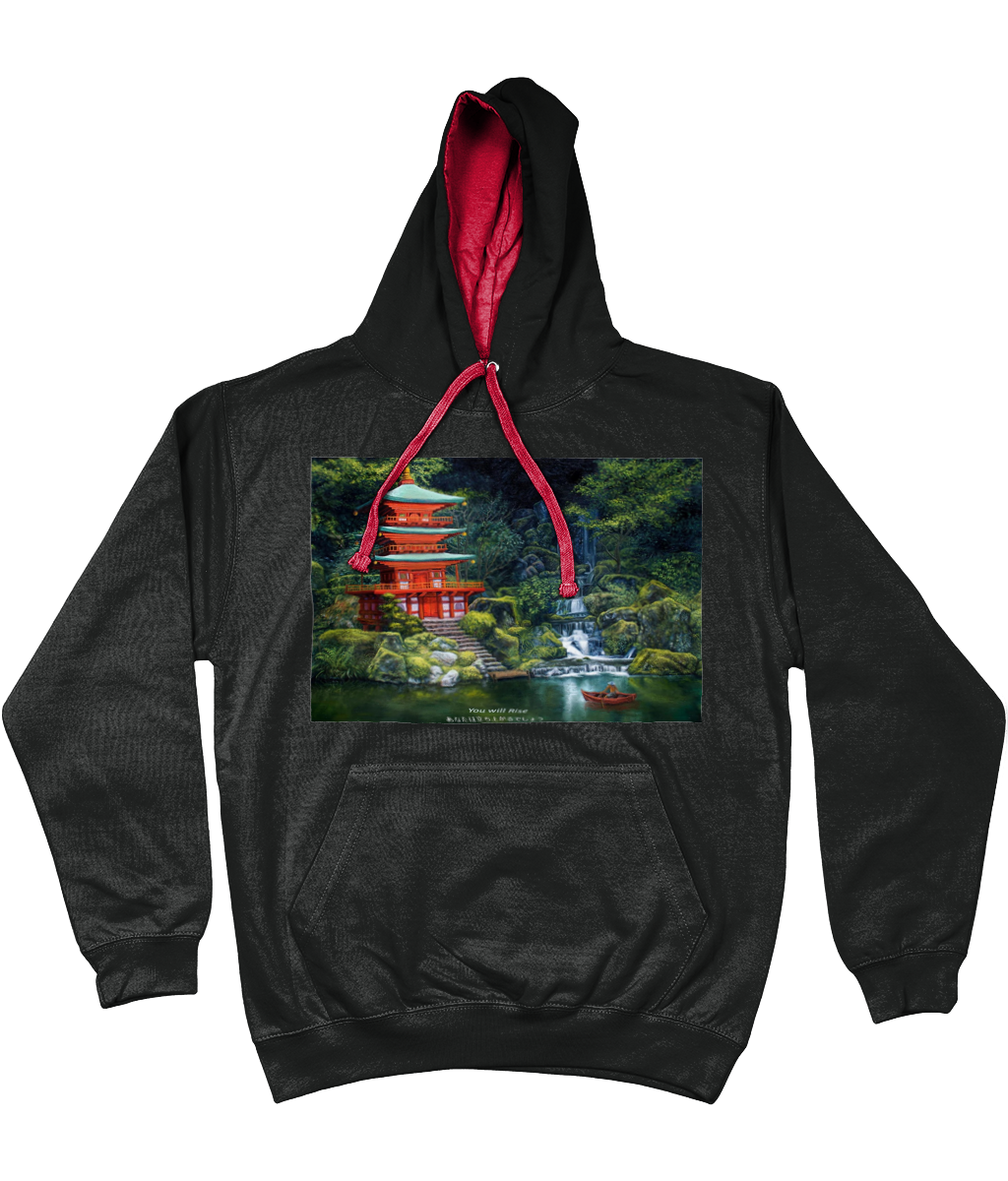 ASLAN Hoodie two tone-Grey Various Colours and Sizes