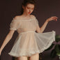 Chiffon Short Skirt Plus-size Sexy Nightwear For Women