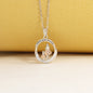 Heart Shaped Stainless Steel Jewelry Mother's Day Gift Clavicle Chain