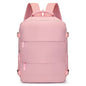 Women's Large Capacity Lightweight Multi-purpose Solid Color Travel Backpack