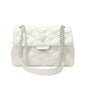 Plaid Embossed Chain Personality Shoulder Bag