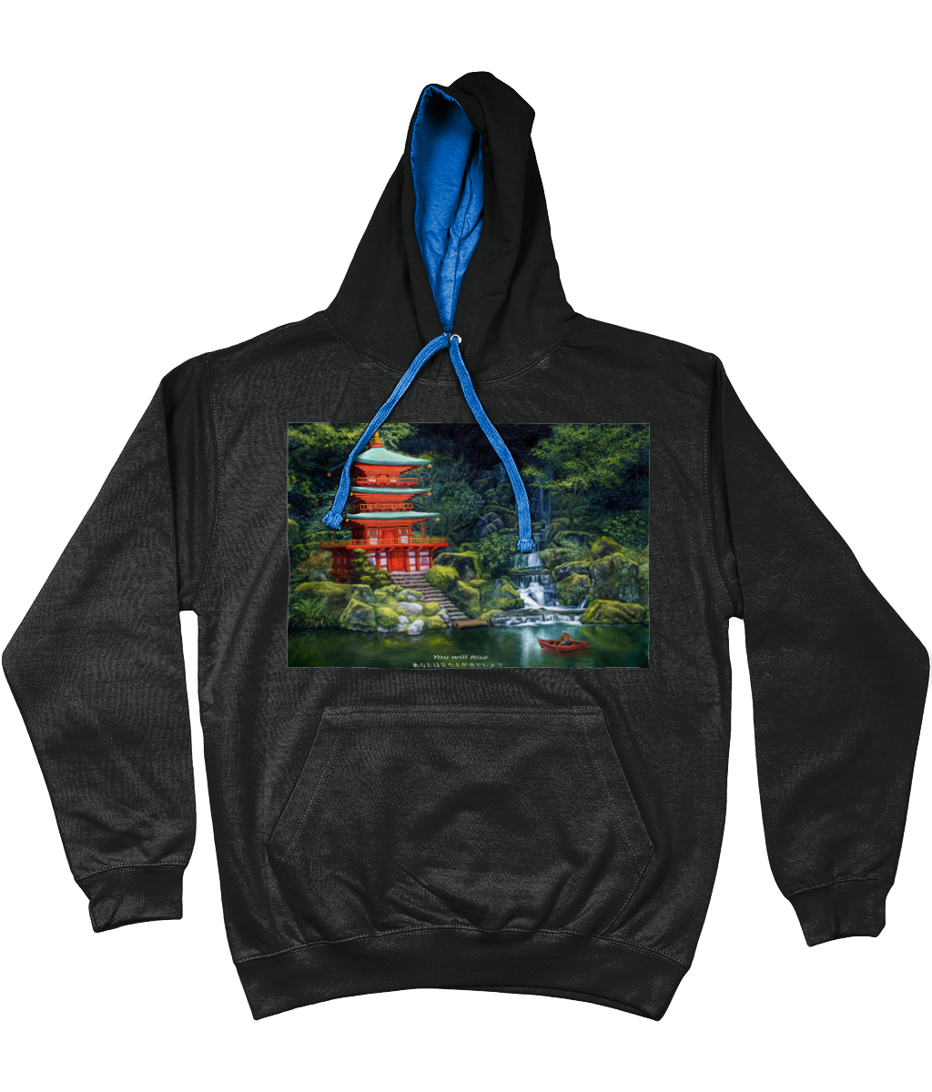 ASLAN Hoodie two tone-Grey Various Colours and Sizes