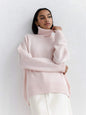 Women's Turtleneck Sweater - Soft Long Sleeve Pullover for Winter | Premium Knit Top