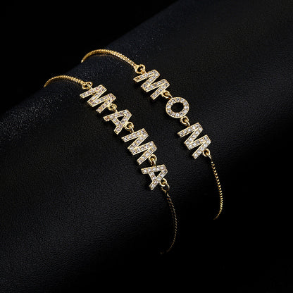 Mother's Day Gift Copper Micro-Set Zircon Bracelet
