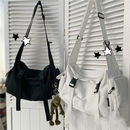 Tooling Retro Messenger Bag Large Capacity Functional Canvas Bag