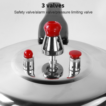 7LHome Dual Handle Aluminum Pressure Cooker Kitchen Catering Cookware UK