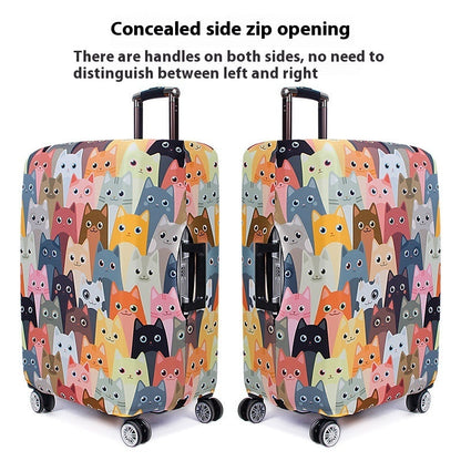 Thickening And Wear-resistant Elastic Trunk Cover Luggage Protective Trolley Travel Leather Dust Cover