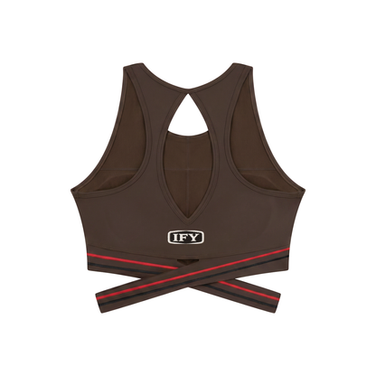 Women’s Criss-Cross Band Sports Bra