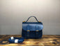 Vintage Tree Cream Leather Portable Messenger Bag