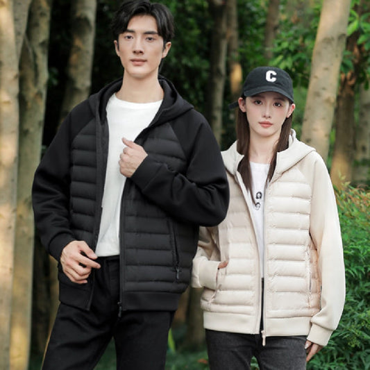 Women's Stitching Fashion Personality Down Jacket