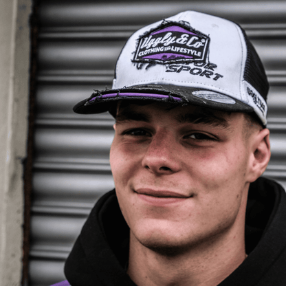 Purple Diamond Trucker Hat x JDM Racing