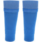 Adults Blue Football Leg Sleeve Socks Compression Support Fits Over Shin Pads Breathable & Secure for Training Running by Sock Stack