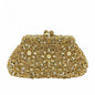 European And American Shell Type Metal Diamond Women's Evening Bag