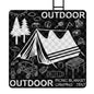 Black And White Style Series Ultrasonic Picnic Mat