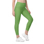 GymBumUK Green Pocket Leggings