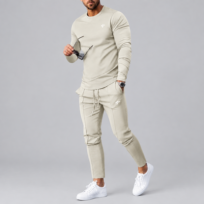 Men’s Long-Sleeve Top & Joggers Set – GymBum UK