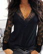 Aretha - Lace Sleeve Shirt