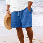 Stripe Print Shorts Summer Fashion Drawstring Sweatpants Casual Clothing For Men
