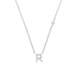 Fashion Jewelry Luxury Gold Color A-Z 26 Letters Necklace CZ Pendant For Women Cute Initials Name Necklace Fashion Party Wedding Jewelry Gift