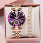 Women's Casual Simple Quartz Watch With Diamond