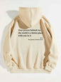 Dear Person Behind Me,the World Is A Better Place,with You In It,love,the Person In Front Of You,Women's Plush Letter Printed Kangaroo Pocket Drawstring Printed Hoodie Unisex Trendy Hoodies