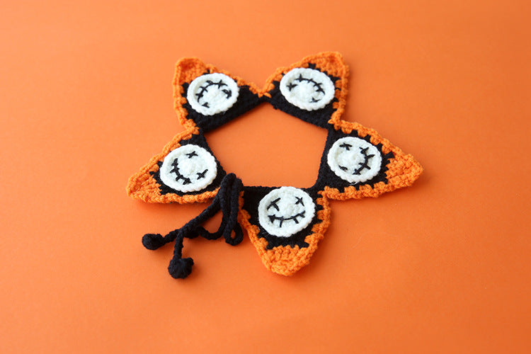 Dogs And Cats Triangle Wool Scarf Scarf