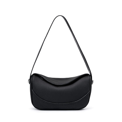 Women's First Layer Cow Leather Wide Shoulder Strap Shoulder Messenger Bag