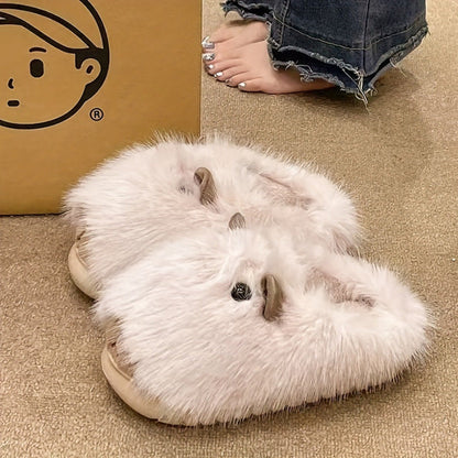 New Comfortable Women's Slippers Soft Suede Indoor