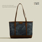 Large Capacity Rhombus Simple Tote Bag Women