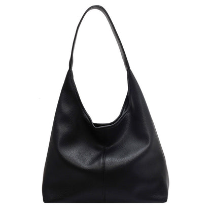 Women's Soft Leather Underarm Son Mother Shoulder Bag