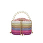 European And American Fashion One-shoulder Ins Women's Crossbody Classic Style Pearl Hand Dinner Bag