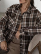 Shirt Women's Retro Style All-matching Striped Long Sleeve