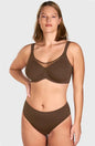 Simple Casual Women's Plus Size Backless Bra