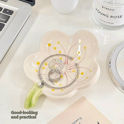 Cute Girl's Valentine's Day Birthday Gift Small Night Lamp Storage Box Tray