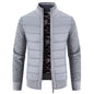 Men's Cardigan Sweater Stand Collar Sweater Coat