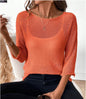 Knitted Thin Spring And Summer New Off-shoulder Women's Overall