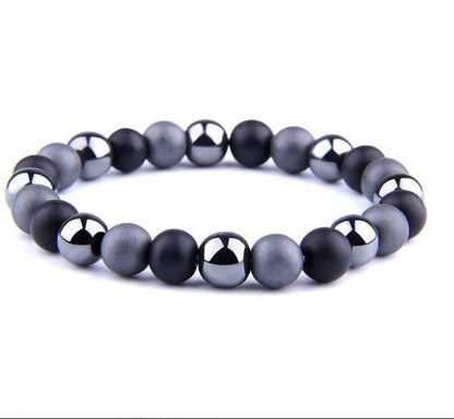 Natural Tiger Eye Stone Bracelet - Handwoven Healing Crystal Bracelet for Men & Women