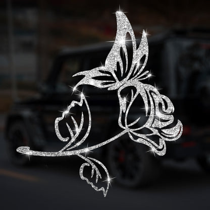 Cartoon Shiny African Woman Automobile Sticker