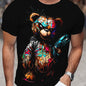 Summer Loose Short Sleeves T-shirt Men's And Women's Round Neck