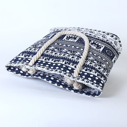 New Casual Simple Canvas Women's Shoulder Bag