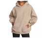 Women's Hoodies With Pockets Fashion Solid Sweatshirt Oversized Hooded Sweater Womens Clothing
