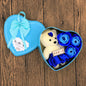 Soap Flower Gift Box Valentine's Day Gift Mother's Day Creative Gifts Bear Flower Rose Heart Shaped Tin Box