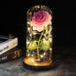 Valentine's Day Gift Simulation Gold Foil Rose Lamp Glass Cover Ornaments Color Box Packaging