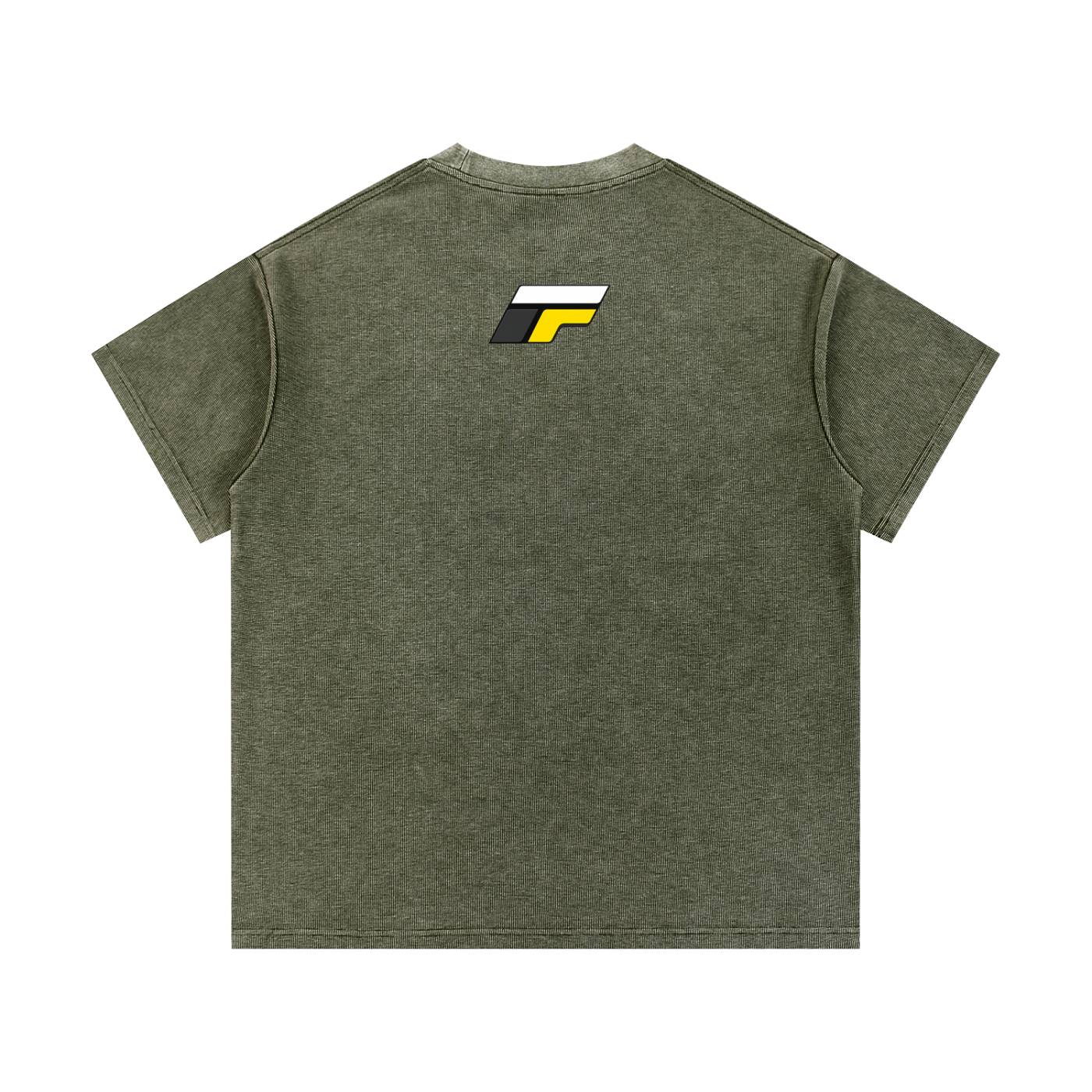 Mineral Wash Waffle Knit T-Shirt