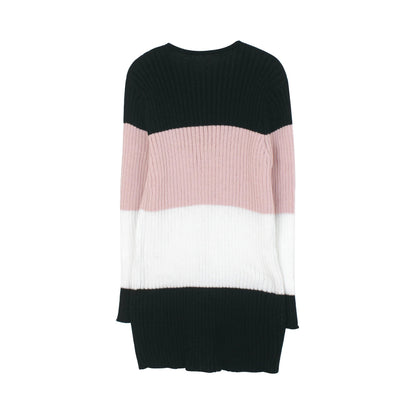 Women's Long-sleeve Striped Bohemian-style Jacket