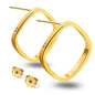 Small Square Ring Pendant Clavicle Chain Titanium Steel