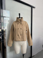 Commuter's All-matching Stand Collar Breasted Woolen Coat
