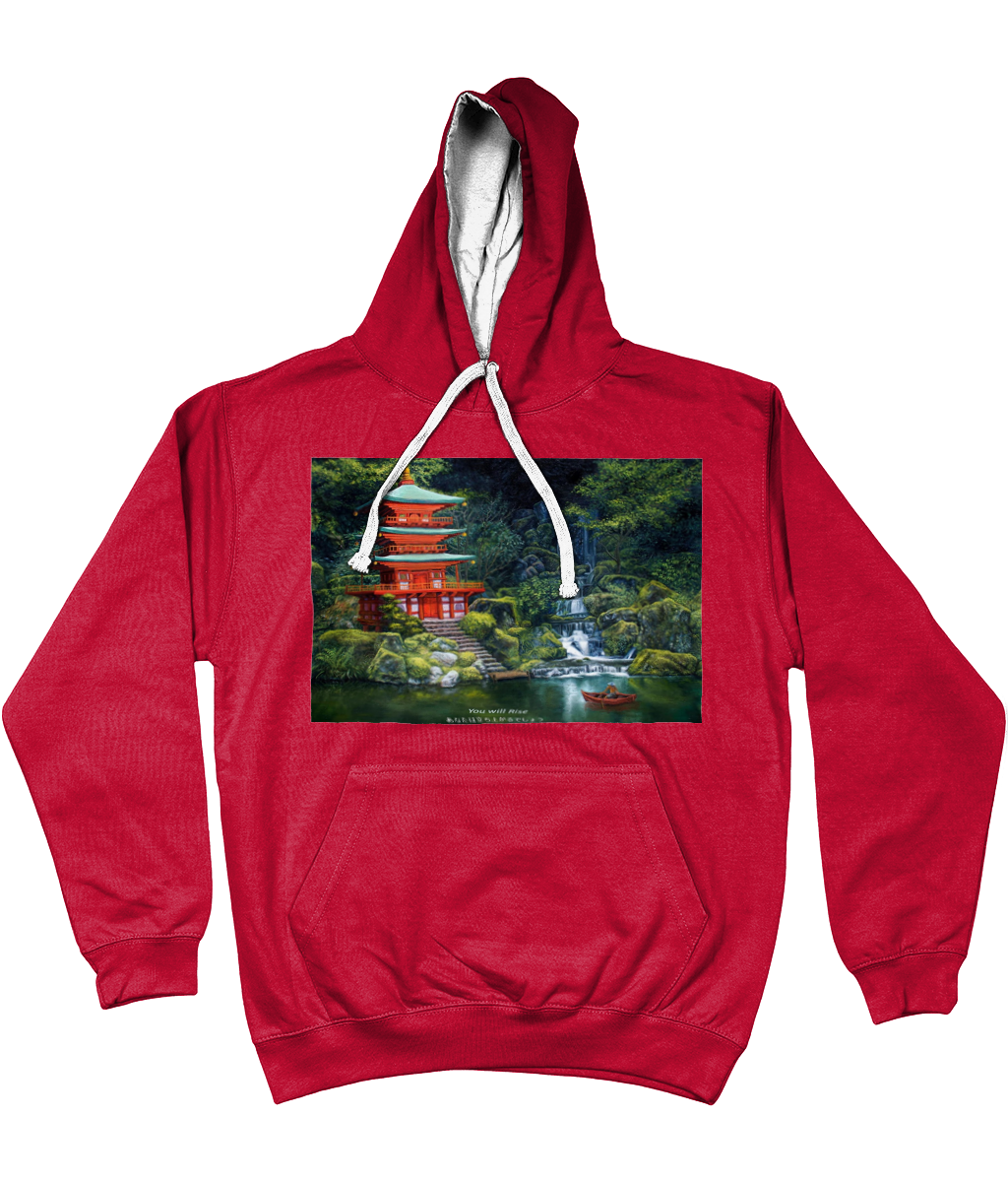 ASLAN Hoodie two tone-Grey Various Colours and Sizes
