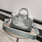 Women's Simple First Layer Cowhide Soft Pillow Handbag