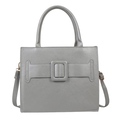 Women's Fashion Large Capacity Solid Color Shoulder Messenger Bag
